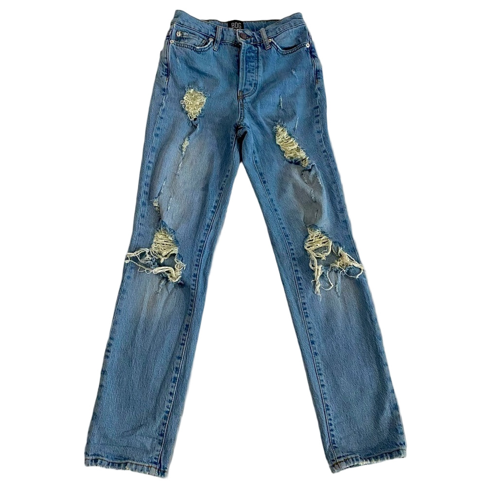 🎈BDG  distressed stretched jeans for women size 24 in blue